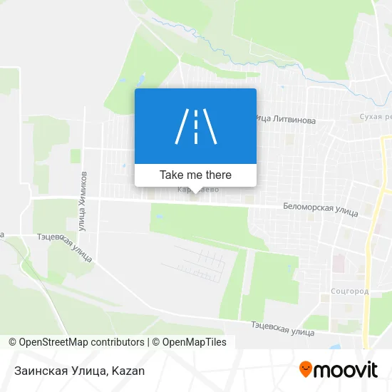 Заинская Улица map