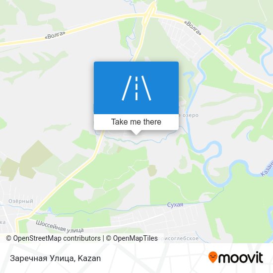 Заречная Улица map