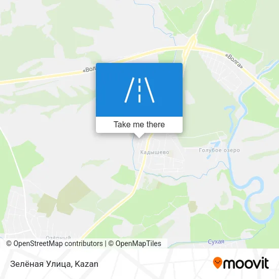 Зелёная Улица map