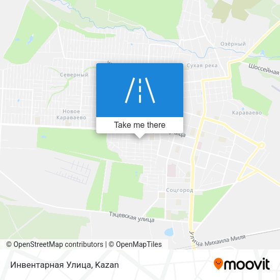 Инвентарная Улица map