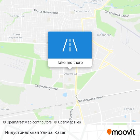 Индустриальная Улица map
