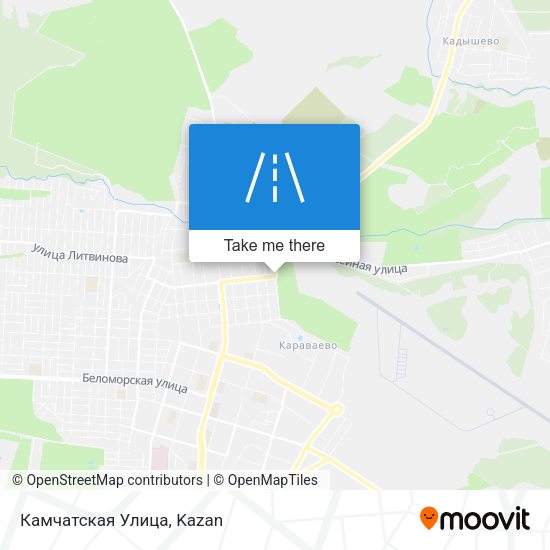 Камчатская Улица map