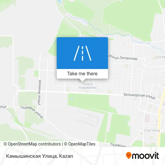 Камышинская Улица map