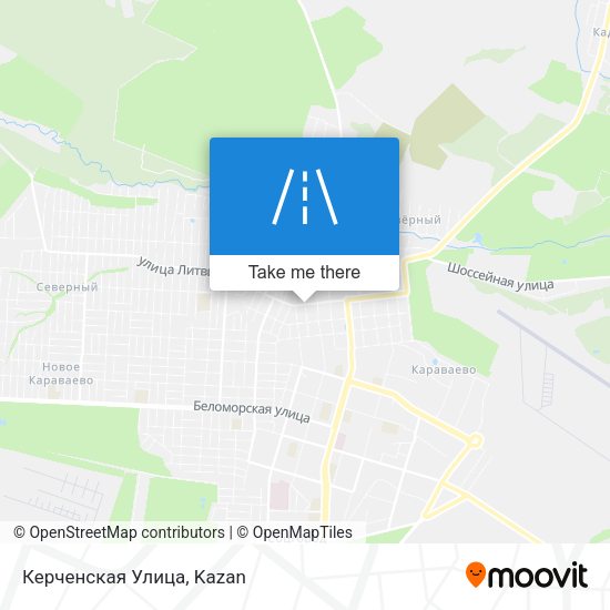 Керченская Улица map