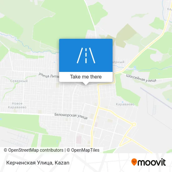 Керченская Улица map