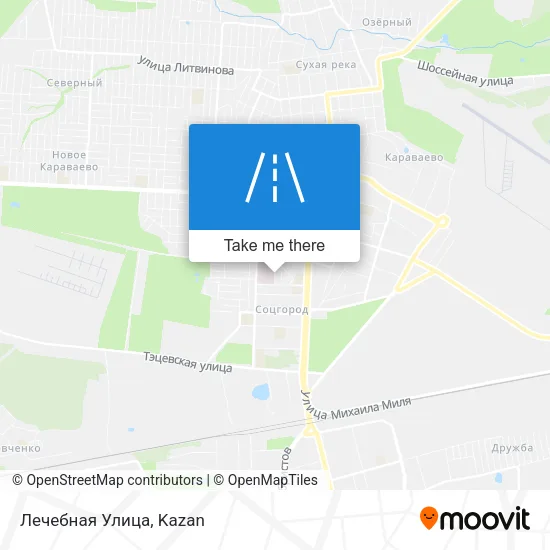 Лечебная Улица map
