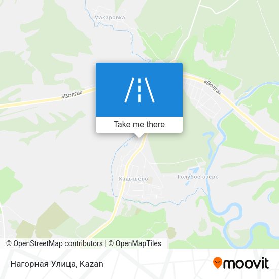 Нагорная Улица map