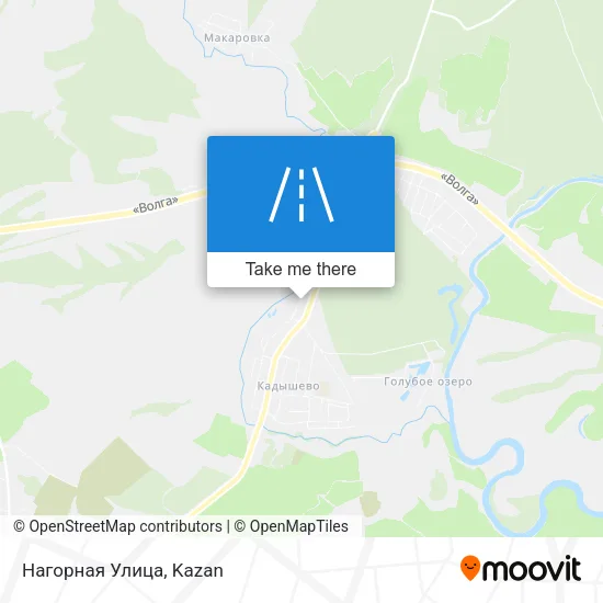Нагорная Улица map