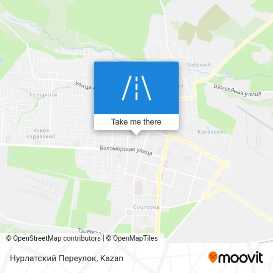 Нурлатский Переулок map