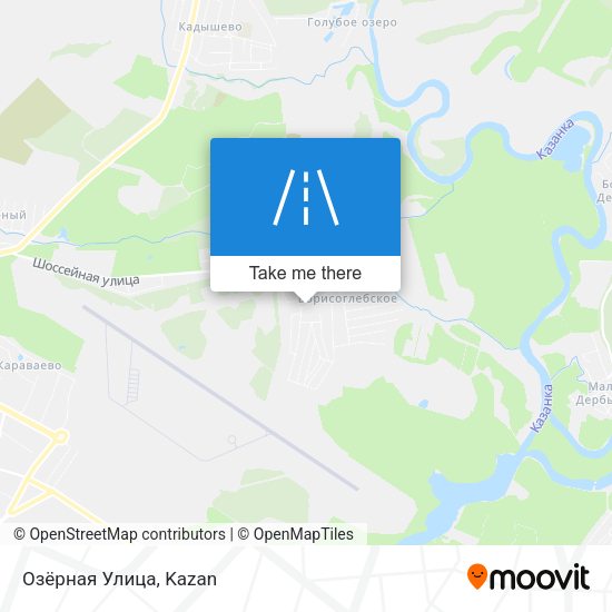 Озёрная Улица map