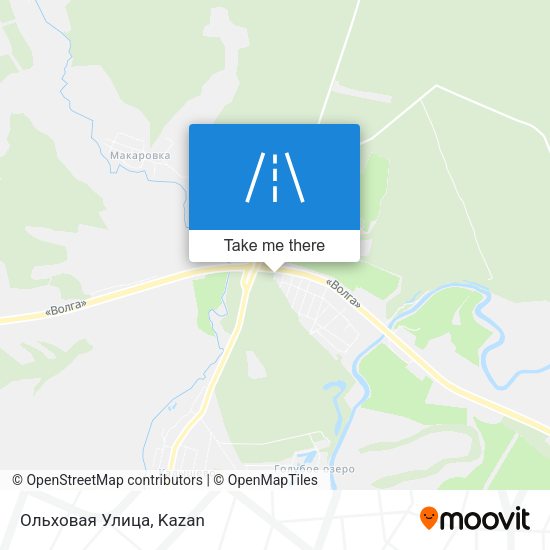 Ольховая Улица map