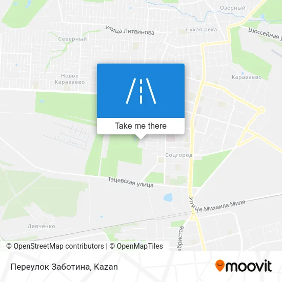 Переулок Заботина map