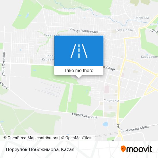 Переулок Побежимова map