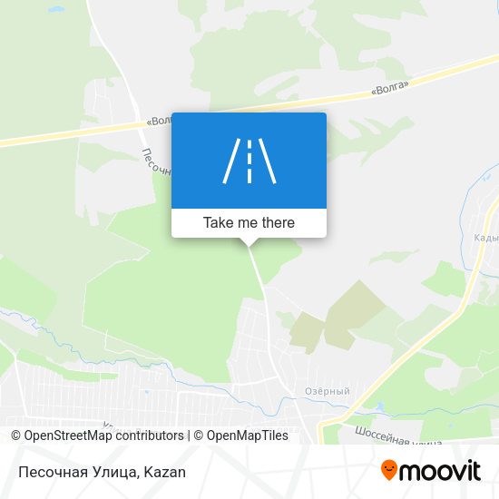 Песочная Улица map