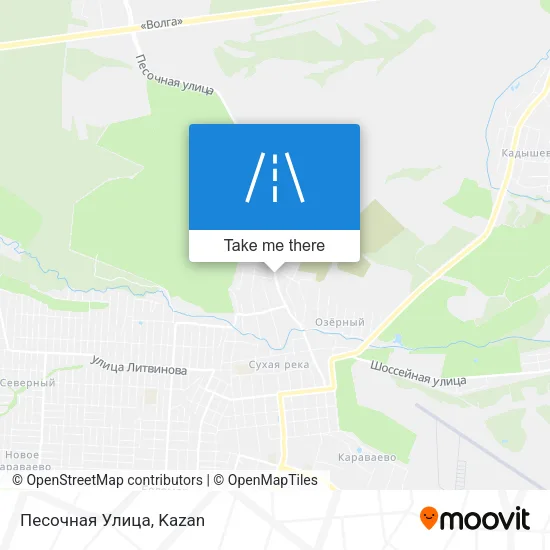 Песочная Улица map