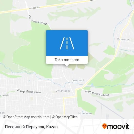 Песочный Переулок map