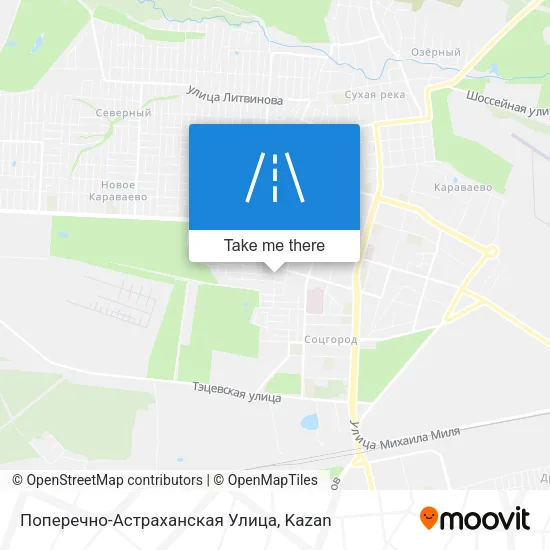 Поперечно-Астраханская Улица map