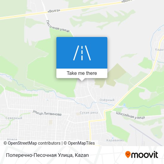 Поперечно-Песочная Улица map