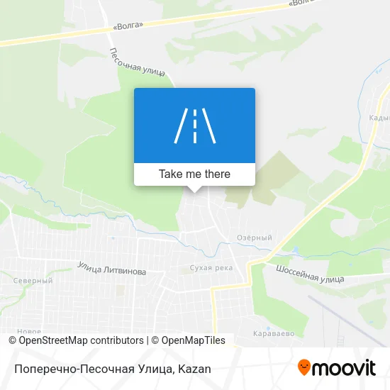 Поперечно-Песочная Улица map