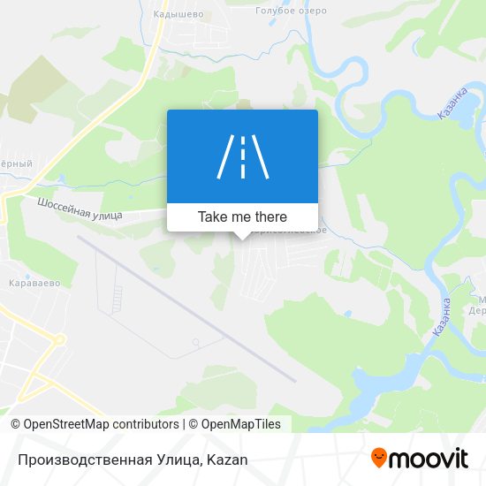 Производственная Улица map