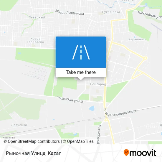 Рыночная Улица map
