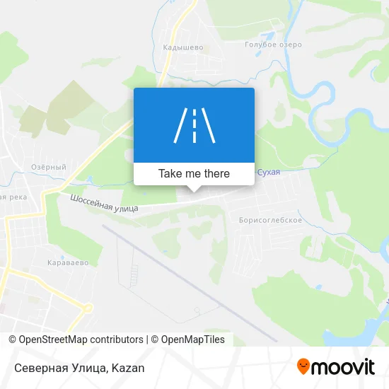 Северная Улица map
