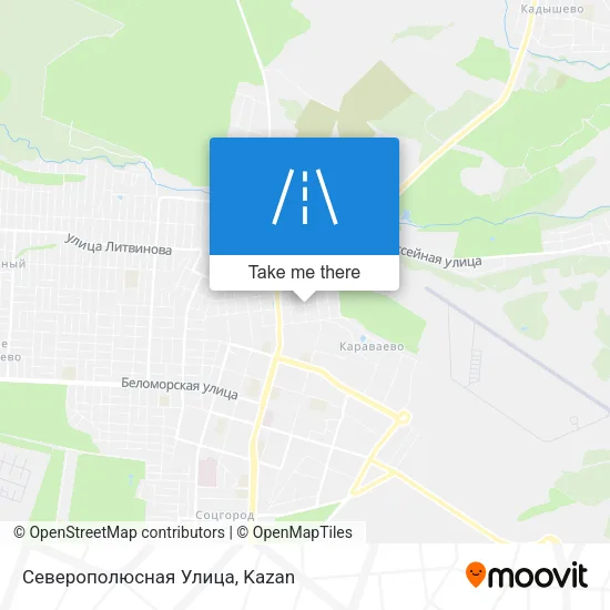 Северополюсная Улица map