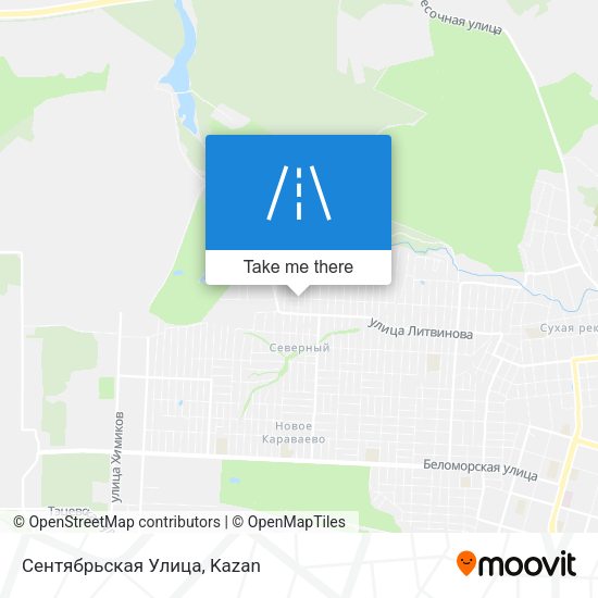 Сентябрьская Улица map