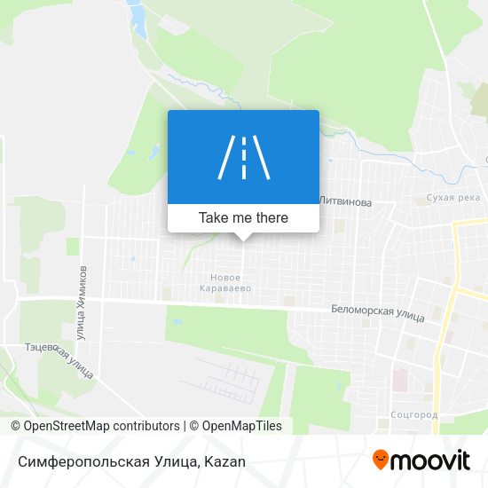 Симферопольская Улица map