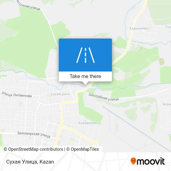 Сухая Улица map