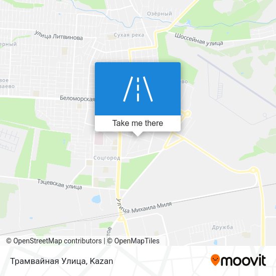 Трамвайная Улица map