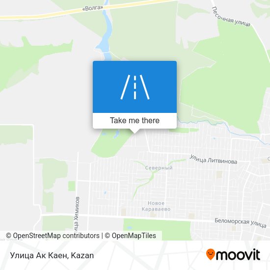 Улица Ак Каен map