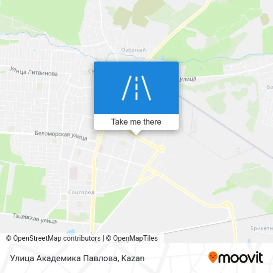 Улица Академика Павлова map