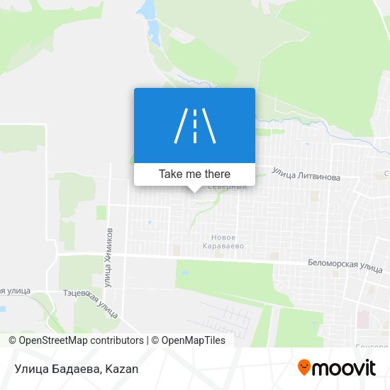 Улица Бадаева map