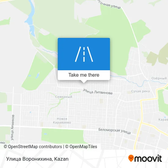 Улица Воронихина map
