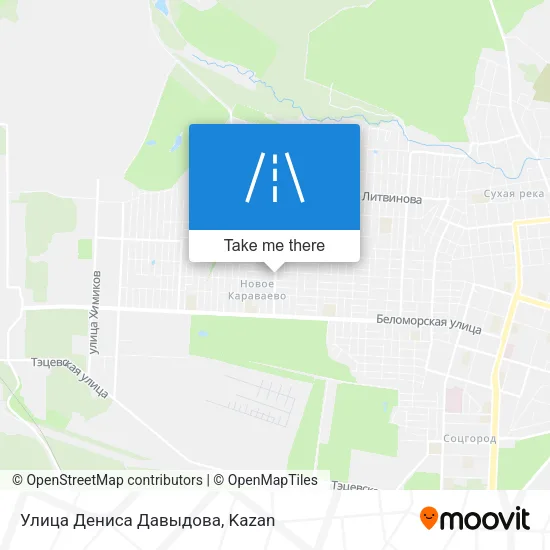 Улица Дениса Давыдова map