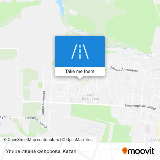 Улица Ивана Фёдорова map