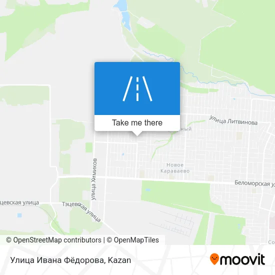 Улица Ивана Фёдорова map