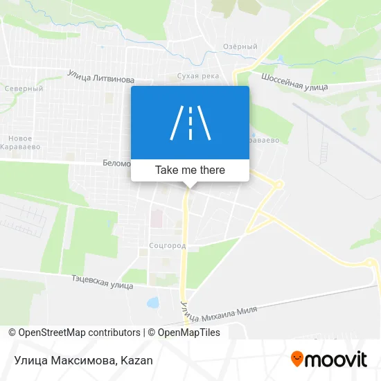 Улица Максимова map