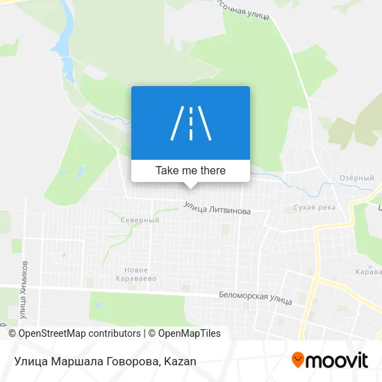 Улица Маршала Говорова map