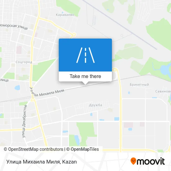 Улица Михаила Миля map