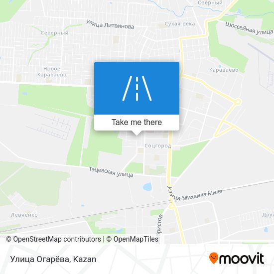 Улица Огарёва map
