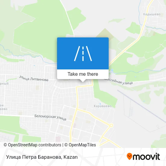 Улица Петра Баранова map