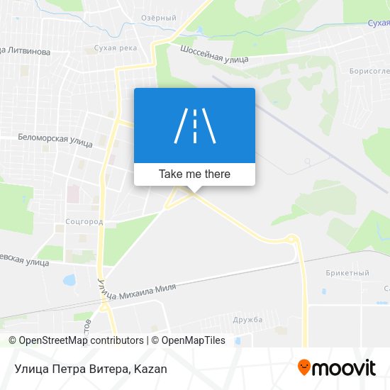Улица Петра Витера map