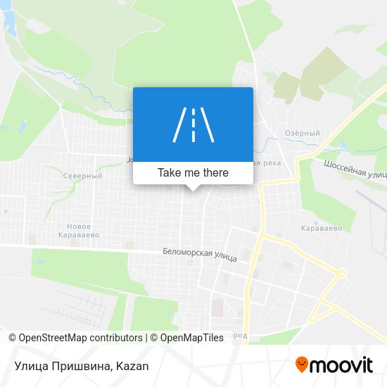 Улица Пришвина map