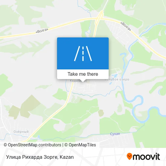 Улица Рихарда Зорге map