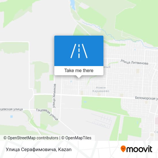 Улица Серафимовича map