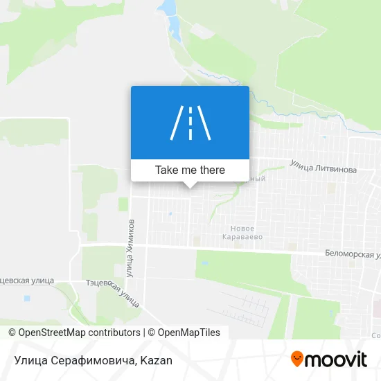 Улица Серафимовича map