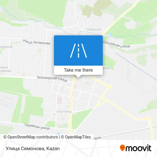 Улица Симонова map