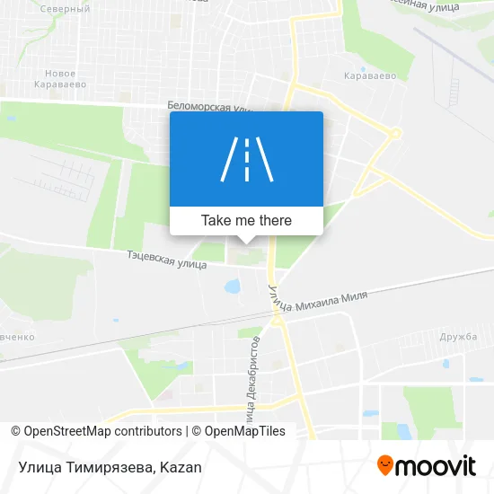 Улица Тимирязева map